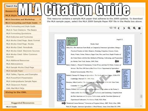 purdue owl mla citation